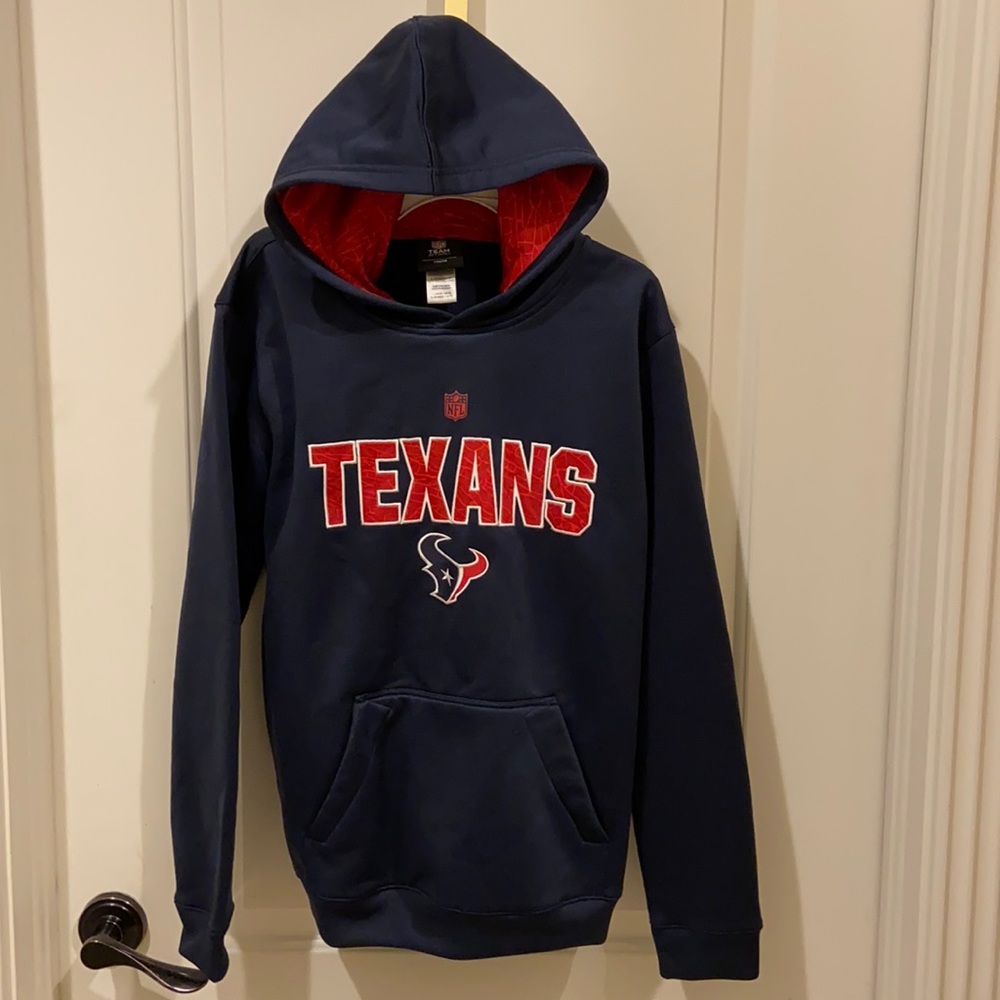 NFL Licensed Team Apparel Houston Texans navy hoodie